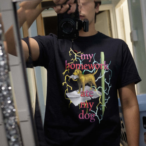 HOMEWORK ATE MY DOG TEE